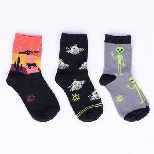 Junior Crew Sock Pack: Area 51