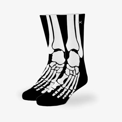 SKELETON BIG KIDS CREW SOCKS