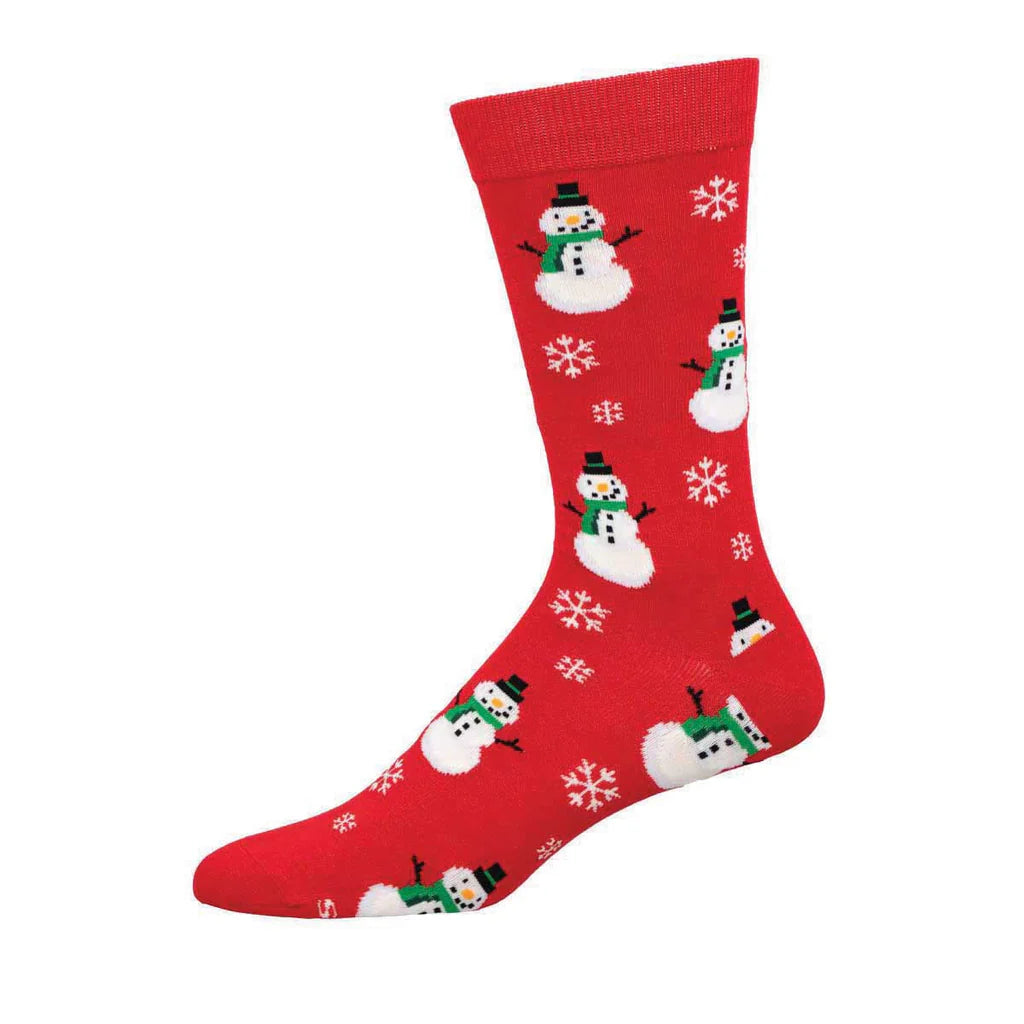 SMILING SNOWMEN MEN'S BAMBOO CREW