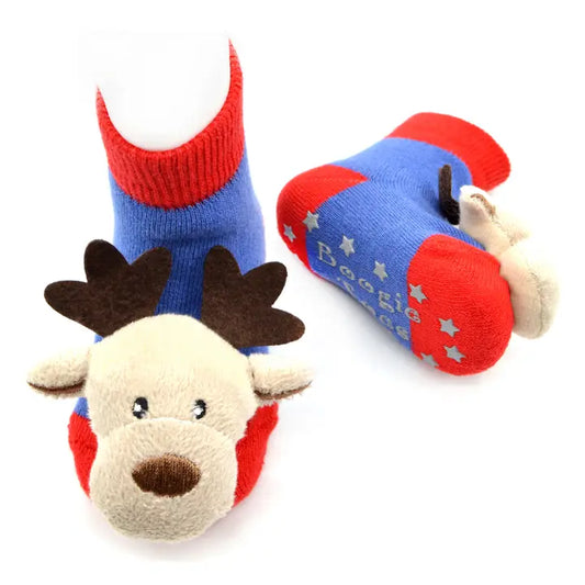 Reindeer Christmas Boogie Toes Rattle Socks